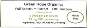 Full Spectrum CBD Tincture - 1000 mg/30 ml
